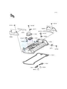 VULCAN S ABS EN650BGFA XX (EU ME A(FRICA) drawing Cylinder Head Cover