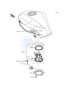 NINJA_250SL_ABS BX250BFSA XX (EU ME A(FRICA) drawing Fuel Pump