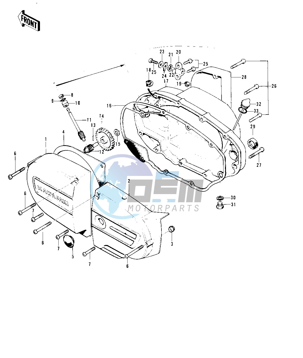 ENGINE COVERS -- 73-75 F11_F11-A_F11-B- -