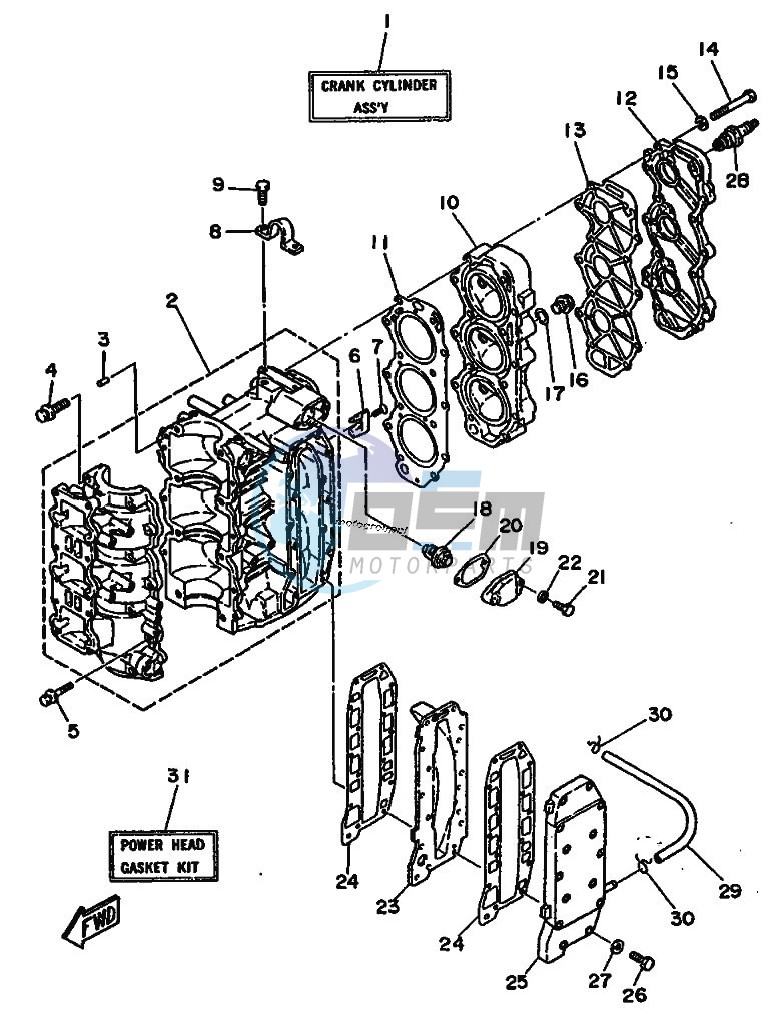 CYLINDER--CRANKCASE