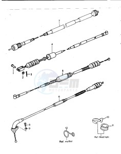 KDX 420 B [KDX420] (B1) [KDX420] drawing CABLES