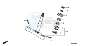 VT1300CXAB drawing STEERING STEM