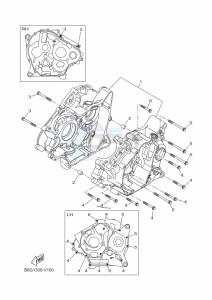 XSR125 LEGACY MTM125-C (BLA1) drawing CRANKCASE