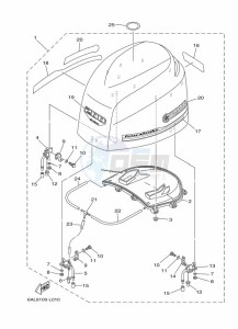 F225BETX drawing FAIRING-UPPER