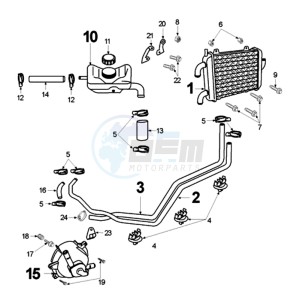 FIGHT LCT FR drawing COOLING SYSTEM