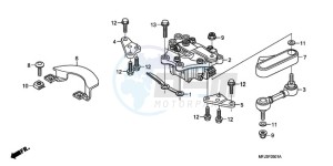 CBR600RRA E drawing STEERING DAMPER