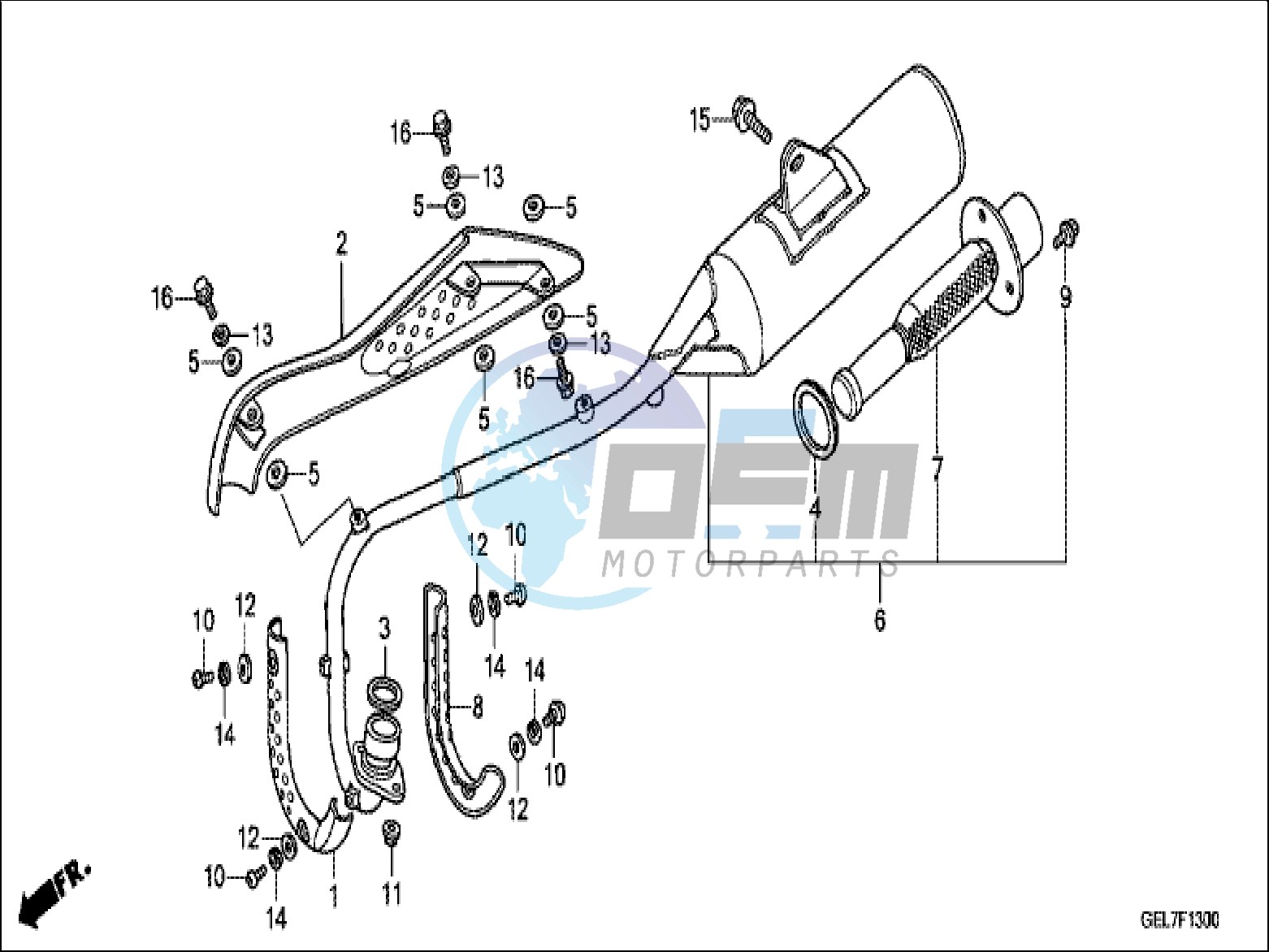 EXHAUST MUFFLER