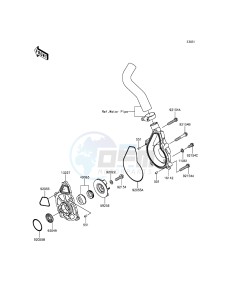 ER-6F EX650ECF XX (EU ME A(FRICA) drawing Water Pump