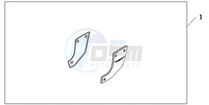 GL1800A BR - (BR) drawing CH SWINGARM PIVOT