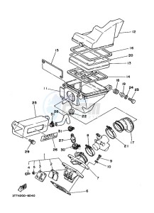 DT125 (3TTV) drawing INTAKE