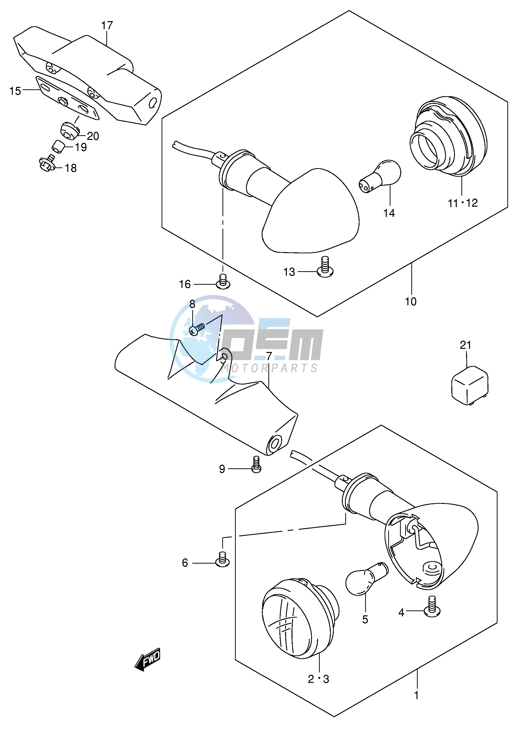 TURNSIGNAL LAMP (MODEL K4)