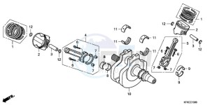 VTR2509 U drawing CRANKSHAFT/PISTON