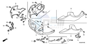 NC700XAC drawing UNDER COWL