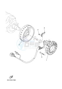 MTM690 XSR700 (B347 B347 B347 B347) drawing GENERATOR