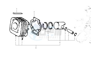 SKIPPER 125-150 drawing Cylinder - Piston