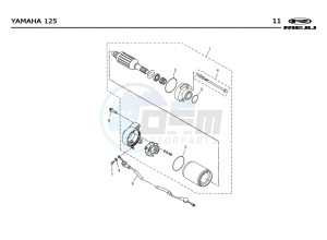 SMX-125-4T-BLUE drawing START ENGINE