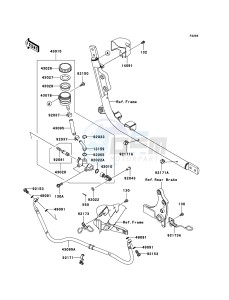 VN1700 CLASSIC VN1700E9F GB XX (EU ME A(FRICA) drawing Rear Master Cylinder