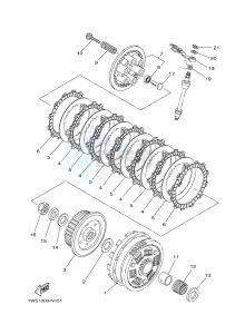 MT07A MT-07 ABS 700 (BU21) drawing CLUTCH