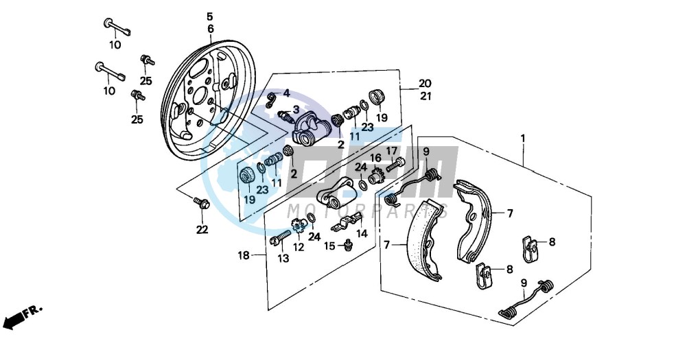 FRONT BRAKE PANEL