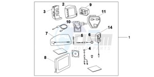 XL700VA9 France - (F / ABS CMF SPC) drawing NAVI