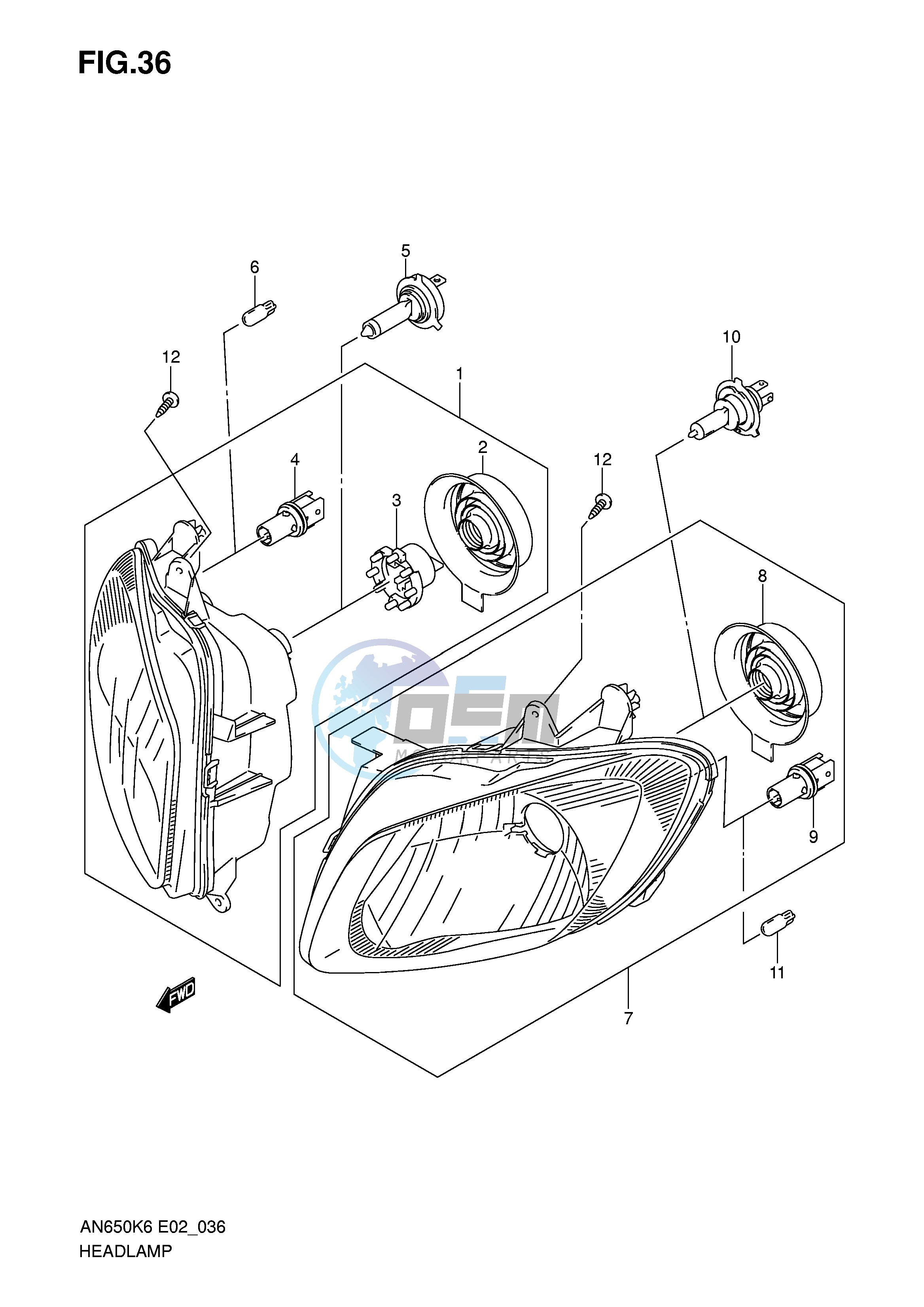 HEADLAMP (NOTE)