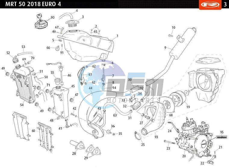 TANK - EXHAUST - RADIATOR