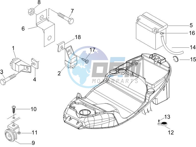 Remote control switches - Battery - Horn