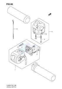 VL800C INTRUDER EU drawing HANDLE SWITCH