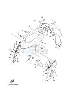 XP500 TMAX T-MAX 530 (2PWB) drawing FENDER