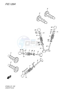 SFV 650 GLADIUS EU drawing CAMSHAFT-VALVE