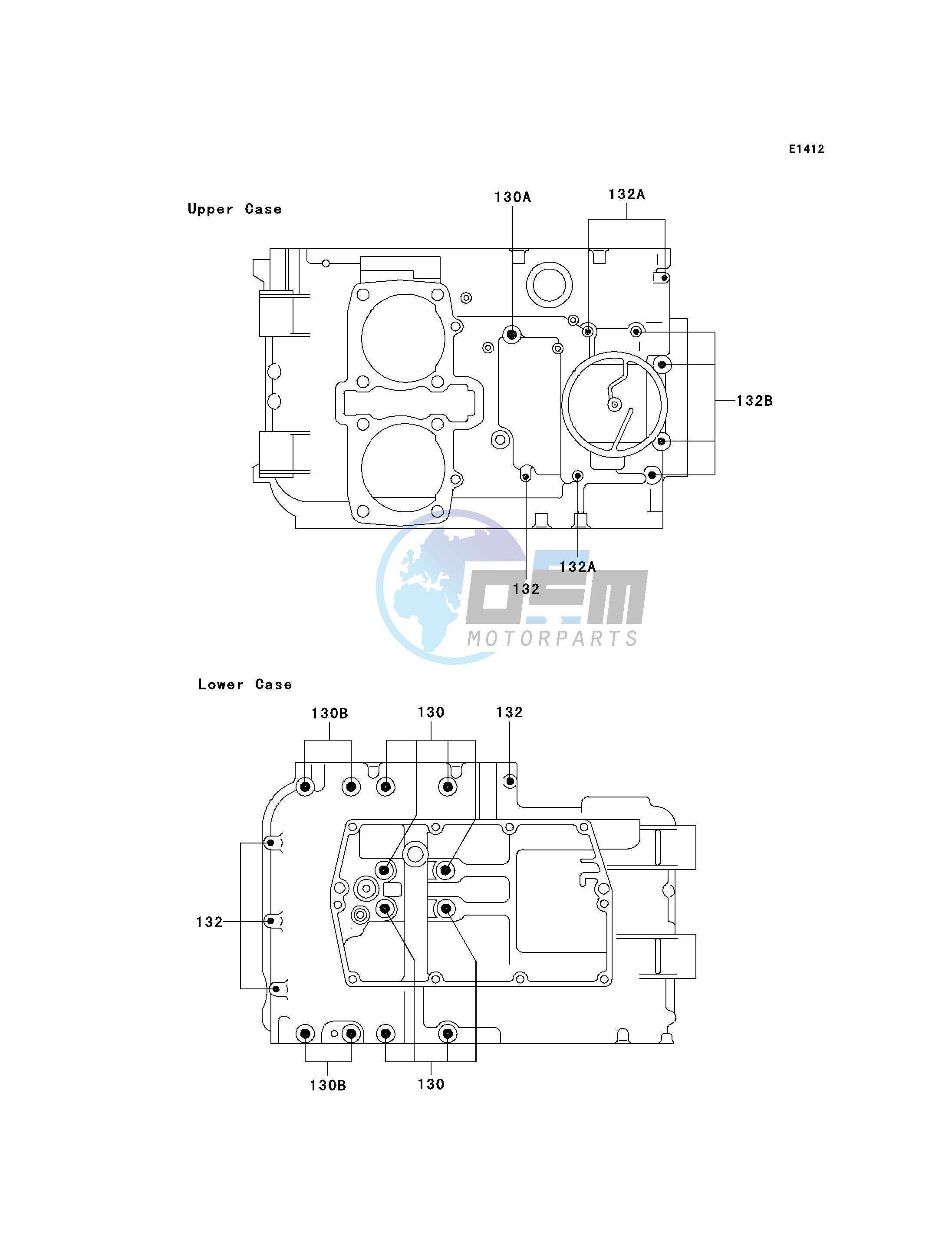 CRANKCASE BOLT PATTERN