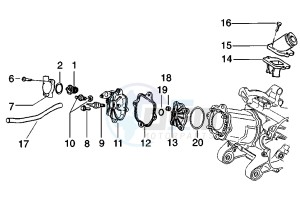 Hexagon LX-LXT 125-180 drawing Cilinder head