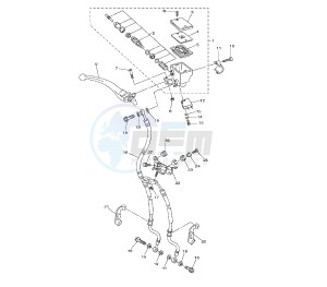 FZ8-N 800 drawing FRONT MASTER CYLINDER