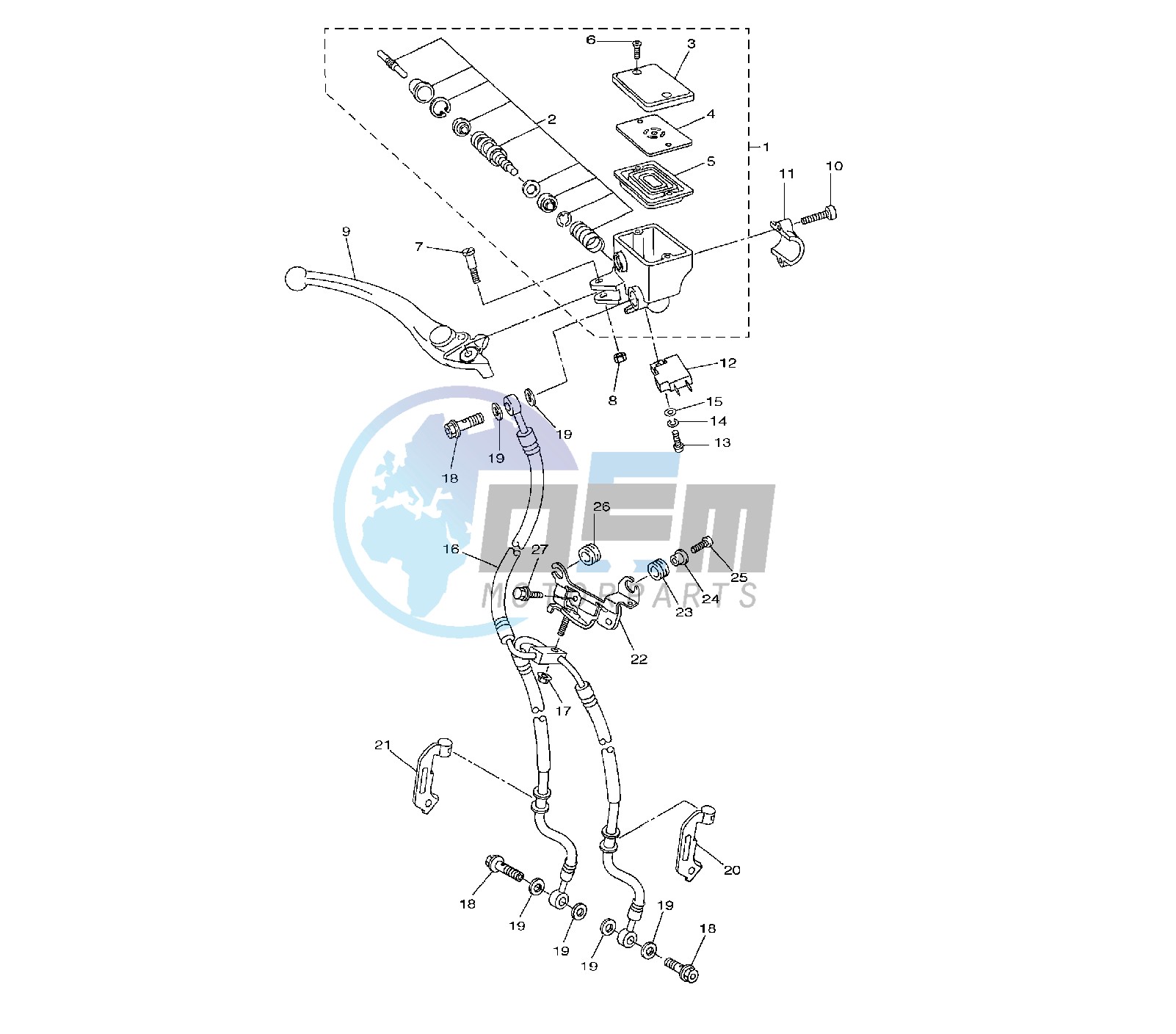 FRONT MASTER CYLINDER