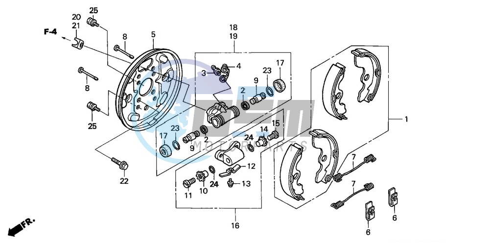 FRONT BRAKE PANEL