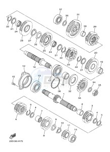 XJ6NA 600 XJ6-N (NAKED, ABS) (36BB 36BC) drawing TRANSMISSION