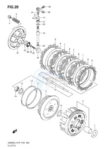 Inazuma GW250 drawing CLUTCH