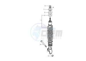 Zip 50 4T drawing Rear Shock absorber