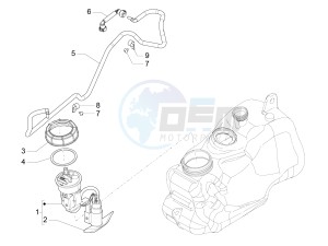 MP3 500 LT Sport drawing Supply system