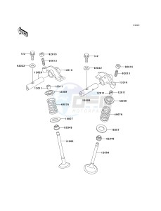 BN 125 A [ELIMINATOR 125] (A4-A8) [ELIMINATOR 125] drawing VALVE-- S- -