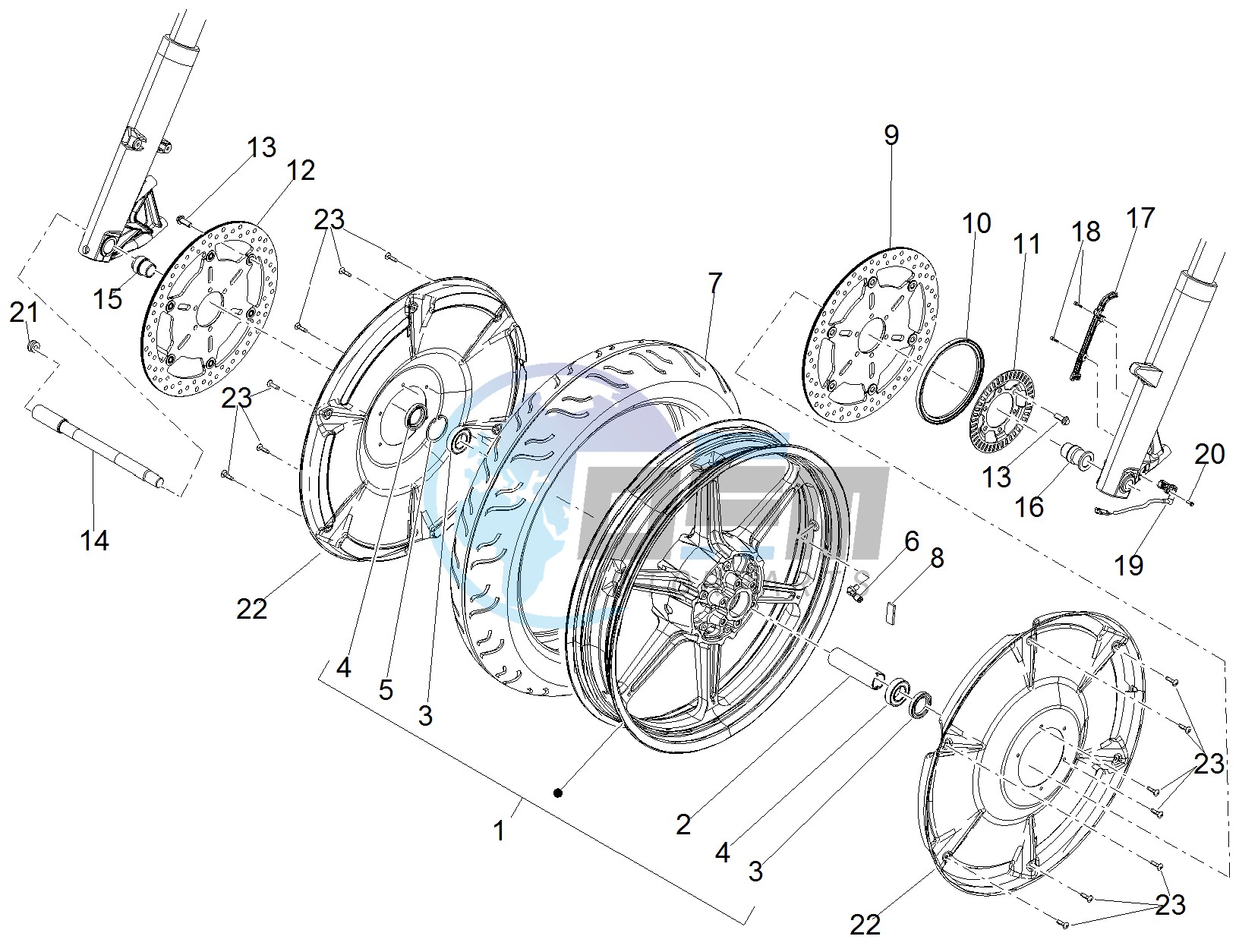 Front wheel