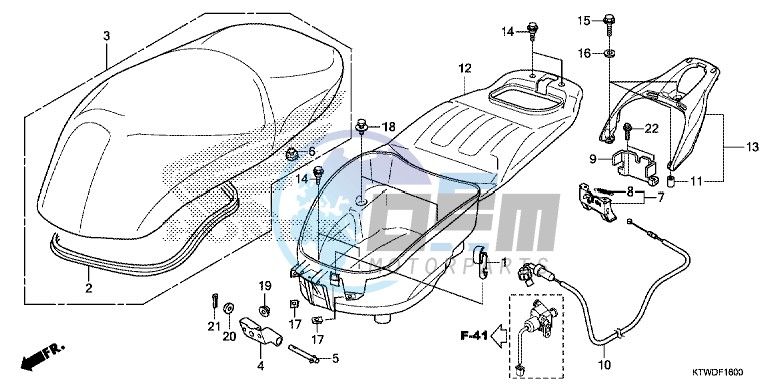 LUGGAGE BOX/SEAT