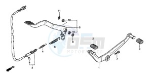 VT1100D2 drawing PEDAL