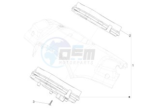 Sprint Sport 150 4T 3V iGet ABS (EMEA) drawing Meter combination - Cruscotto