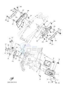 MTM850 MTM-850 XSR900 (B90L) drawing SIDE COVER