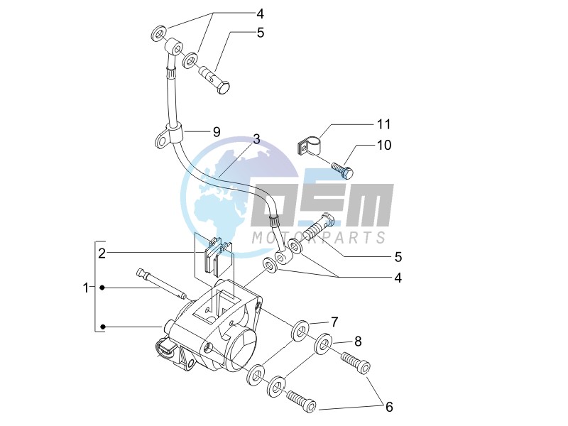 Brakes pipes - Calipers