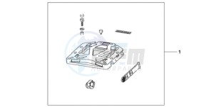 CBF1000T9 UK - (E / ABS MKH) drawing RR.CARRIER BASE