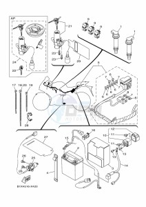 YZF320-A (B2X4) drawing ELECTRICAL 1