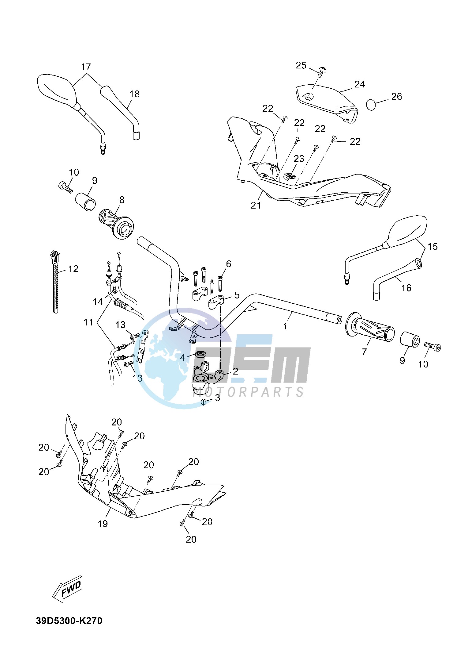 STEERING HANDLE & CABLE