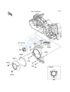 VN1700 CLASSIC TOURER VN1700C9FA GB XX (EU ME A(FRICA) drawing Chain Cover